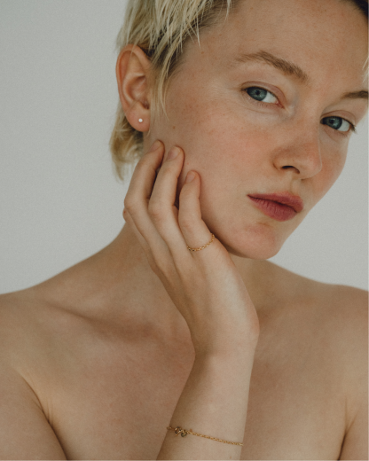 Square Chain DC Bracelet / 18K