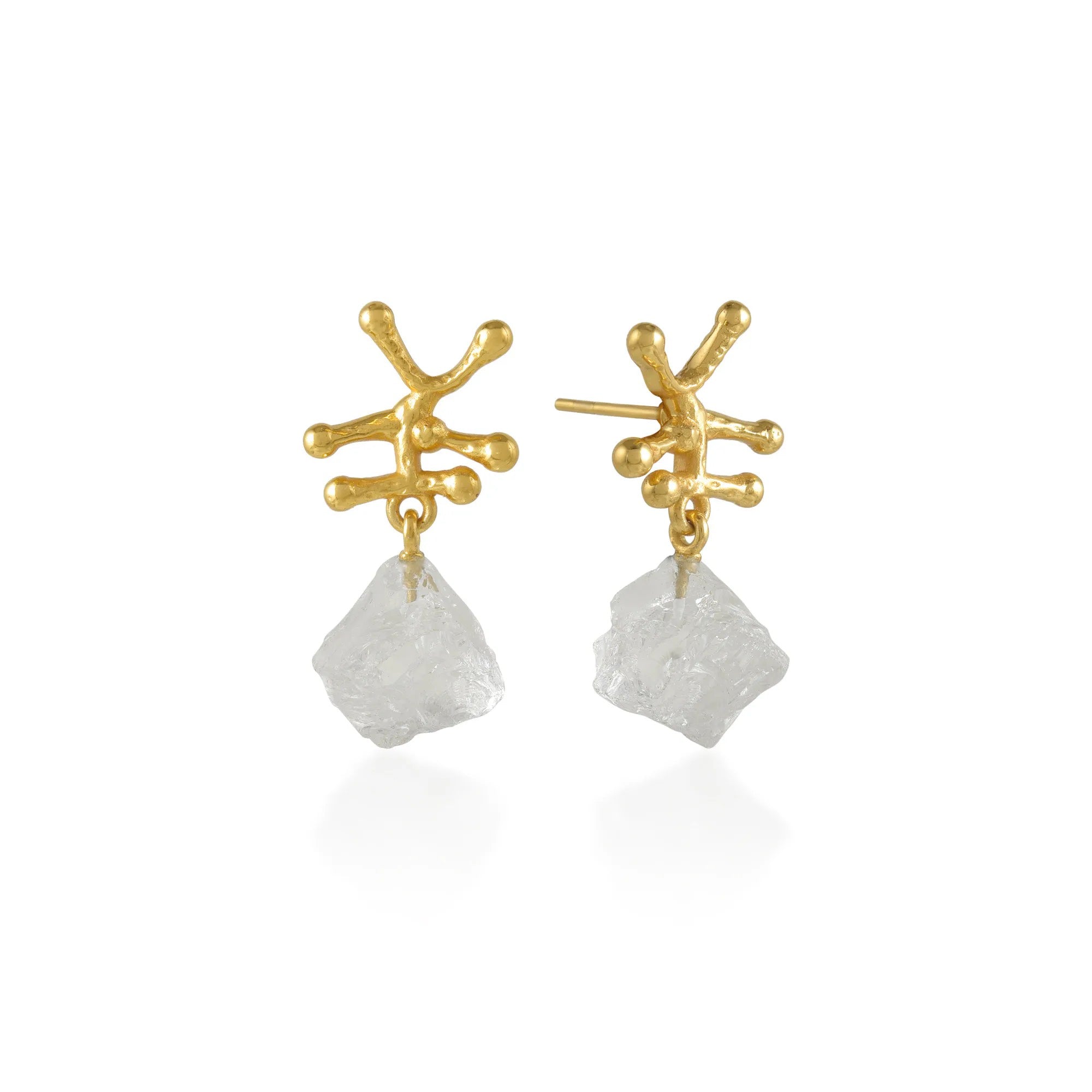 Nuria Pierce Crystal / Gold