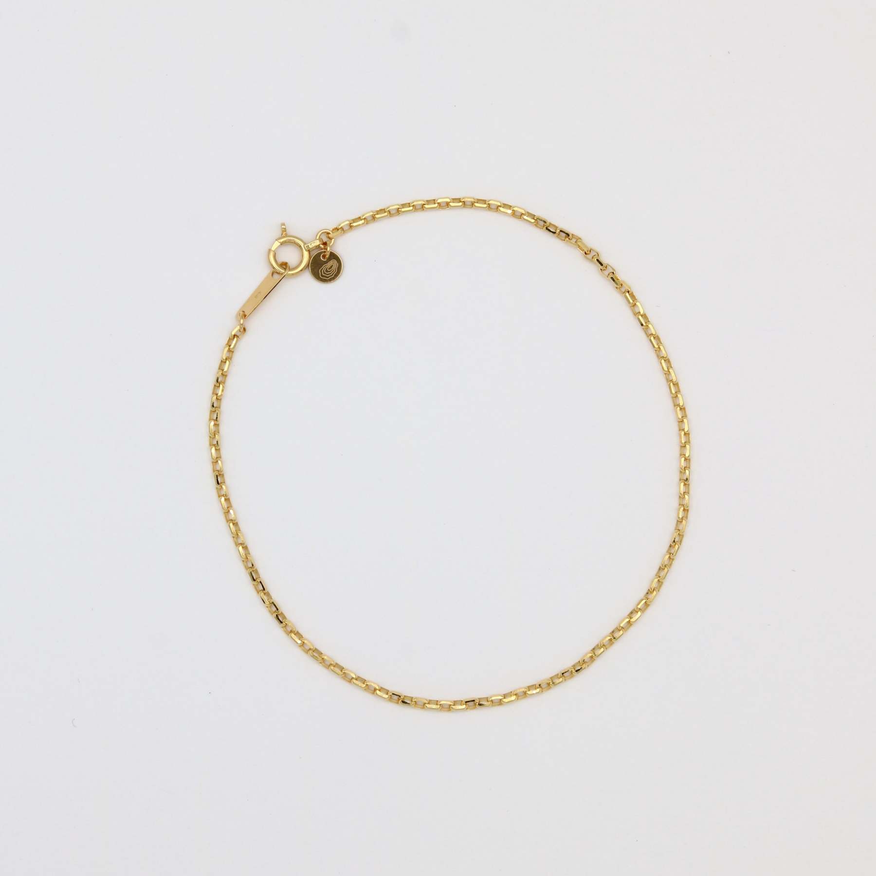 Square Chain DC Bracelet / 18K