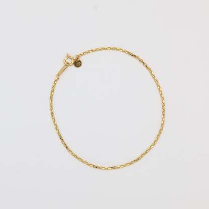Square Chain DC Bracelet / 18K