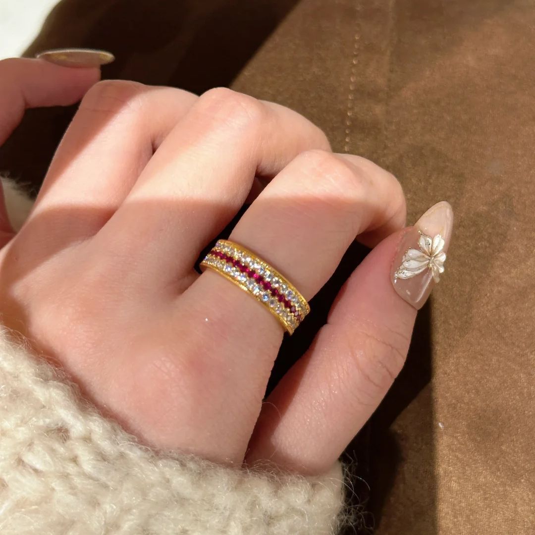 本命紅剛玉排鑽系列