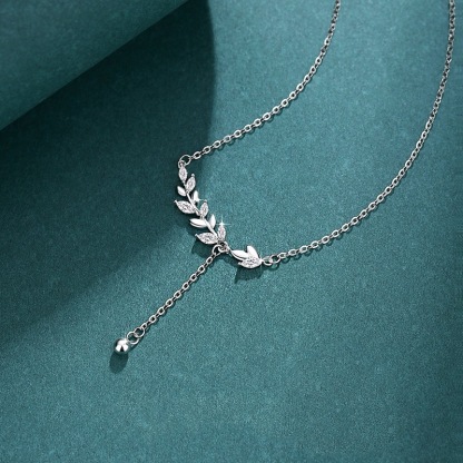 日常輕奢・足銀流蘇鎖骨鍊