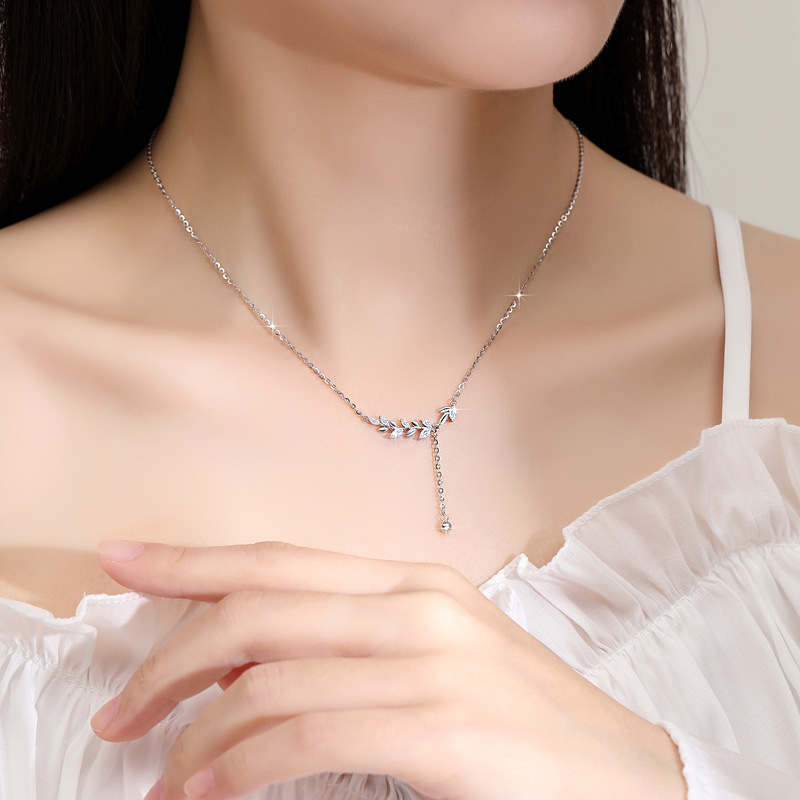 日常輕奢・足銀流蘇鎖骨鍊