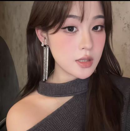 仙女系流蘇耳夾｜流光搖曳・約會必備