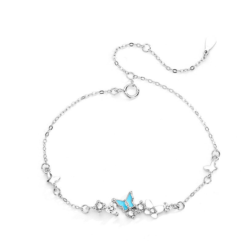 蝴蝶夜光點綴細節感手鏈手鐲款