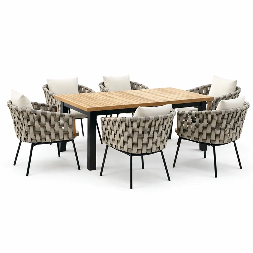 Dining table and chair set