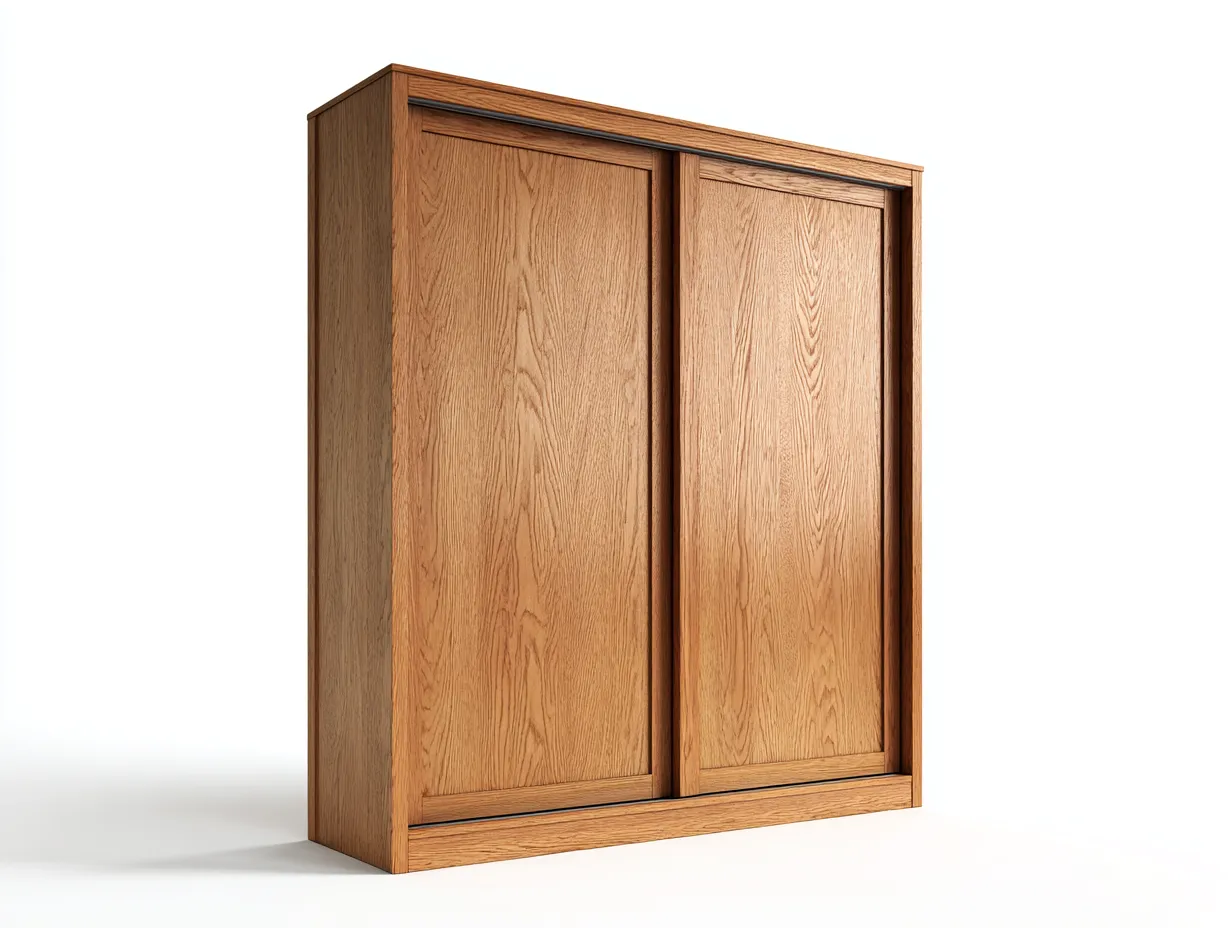 Wardrobes Wooden Sliding Door 180x60x200 cm - Oak - Modern Storage Design-Graceoli