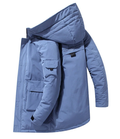 ダウンジャケット フード付き メンズ ダウン90％入り ダウン 暖かい あったか アウター メンズダウンジャケット ハイネック おしゃれダウン メンズ ブルゾン 大きいサイズ ファッション 防寒 冬服