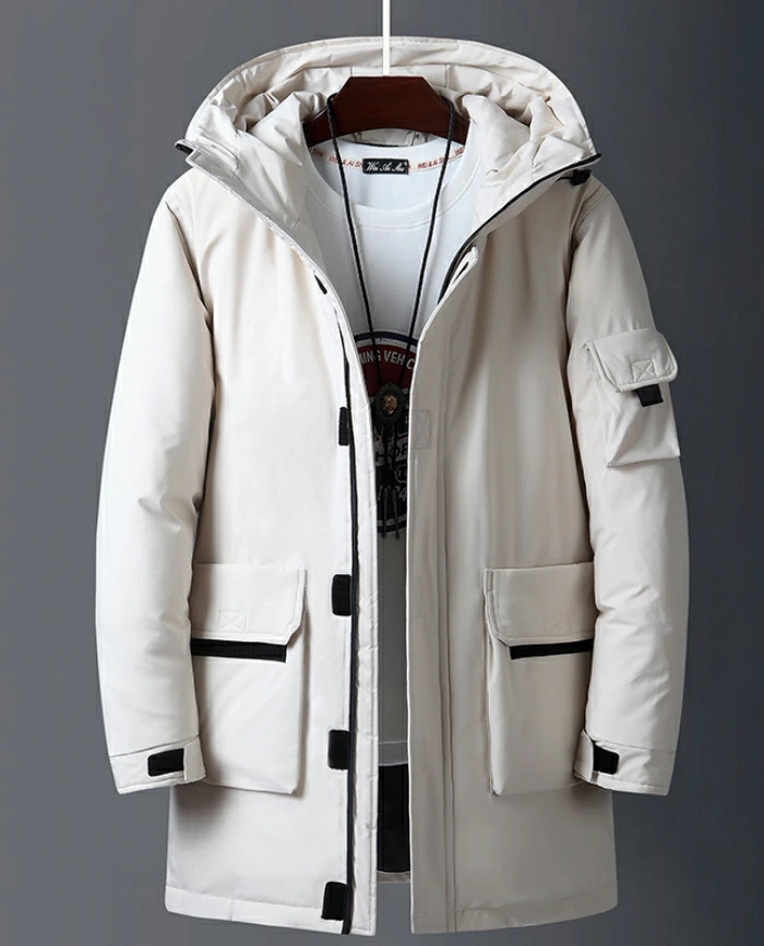 ダウンジャケット フード付き メンズ ダウン90％入り ダウン 暖かい あったか アウター メンズダウンジャケット ハイネック おしゃれダウン メンズ ブルゾン 大きいサイズ ファッション 防寒 冬服