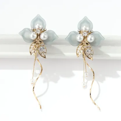 結婚式 ピアス 大ぶり イヤリング お呼ばれ アクセサリー セット可能 パーティー パール 揺れる