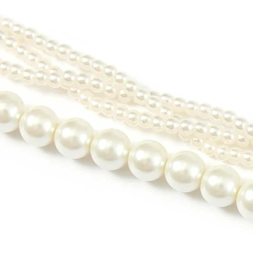 結婚式/アクセサリー/ネックレス/結婚式/パール/パールネックレス/パーティー/フォーマル/レディース/華やか/大粒/パール ネックレス/