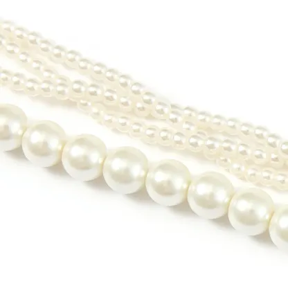 結婚式/アクセサリー/ネックレス/結婚式/パール/パールネックレス/パーティー/フォーマル/レディース/華やか/大粒/パール ネックレス/