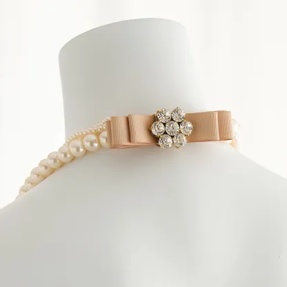 結婚式/アクセサリー/ネックレス/結婚式/パール/パールネックレス/パーティー/フォーマル/レディース/華やか/大粒/パール ネックレス/