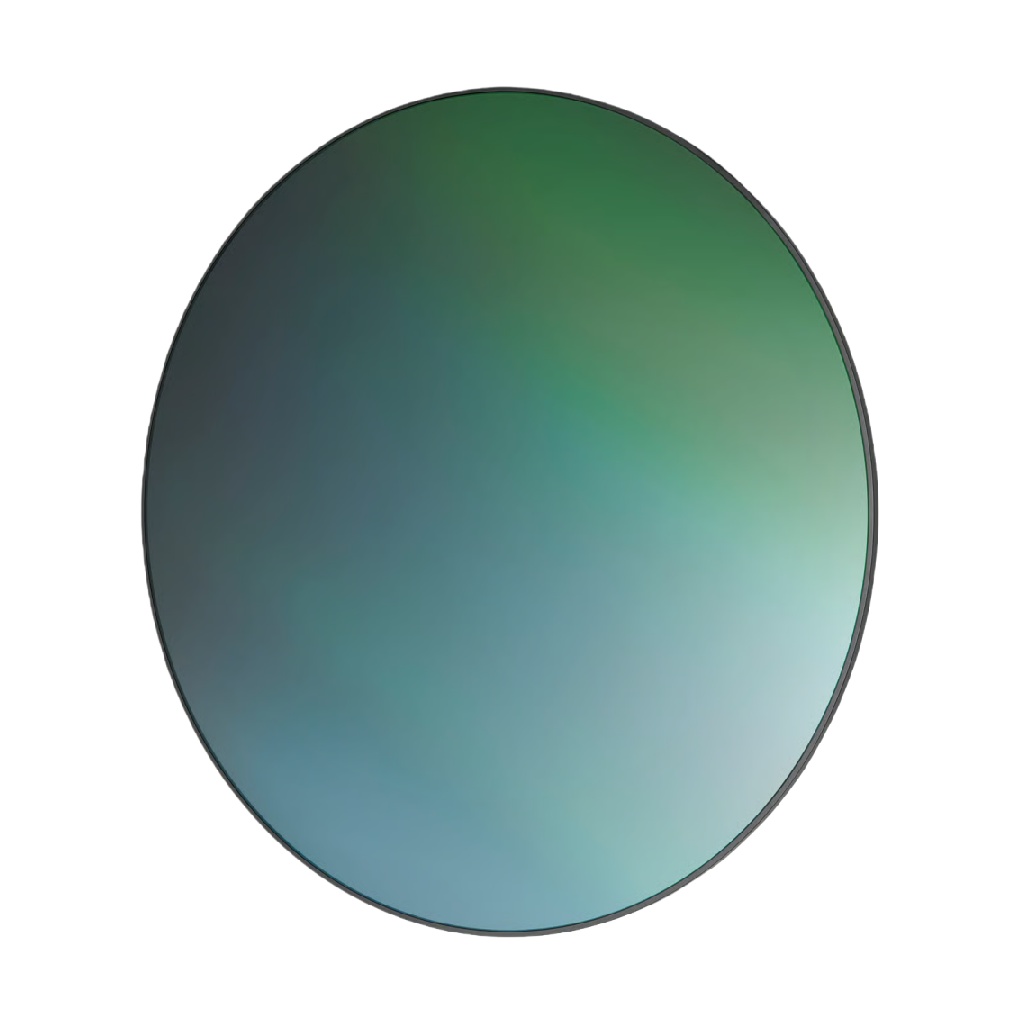 Round Gradient Wall Mirror with Metal Frame-robertmargot.shop