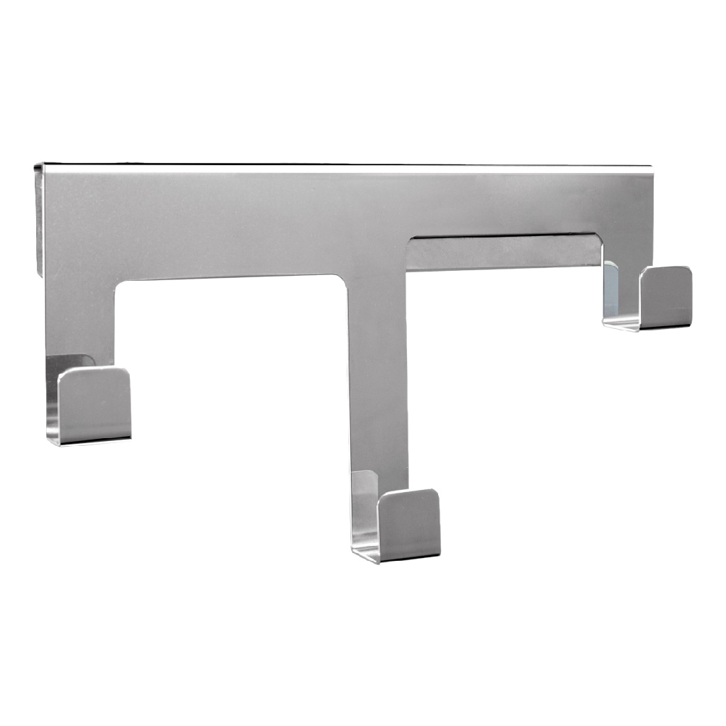 Perchero de acero inoxidable con 3 ganchos-patriciascott.shop