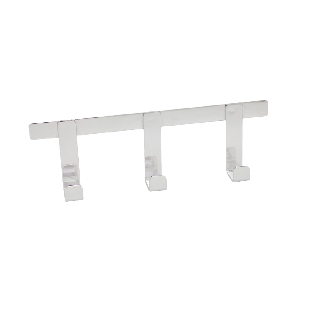 Perchero de pared de acero inoxidable con 3 ganchos-patriciascott.shop