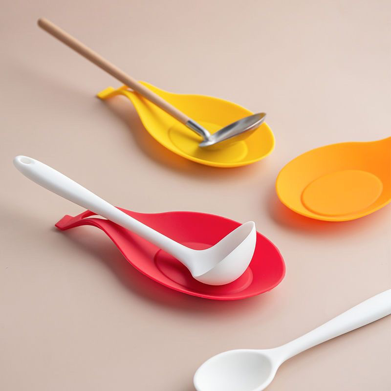 Silicone Heat-Resistant Spoon Rest 