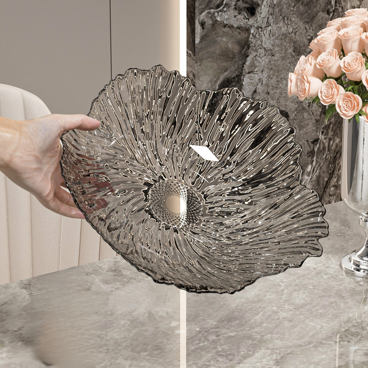 Classic Metal Footed Fruit Stand