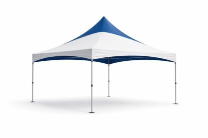 Outdoor Canopy Tent 3m x 3m Steel Frame Polyester Blue/White
