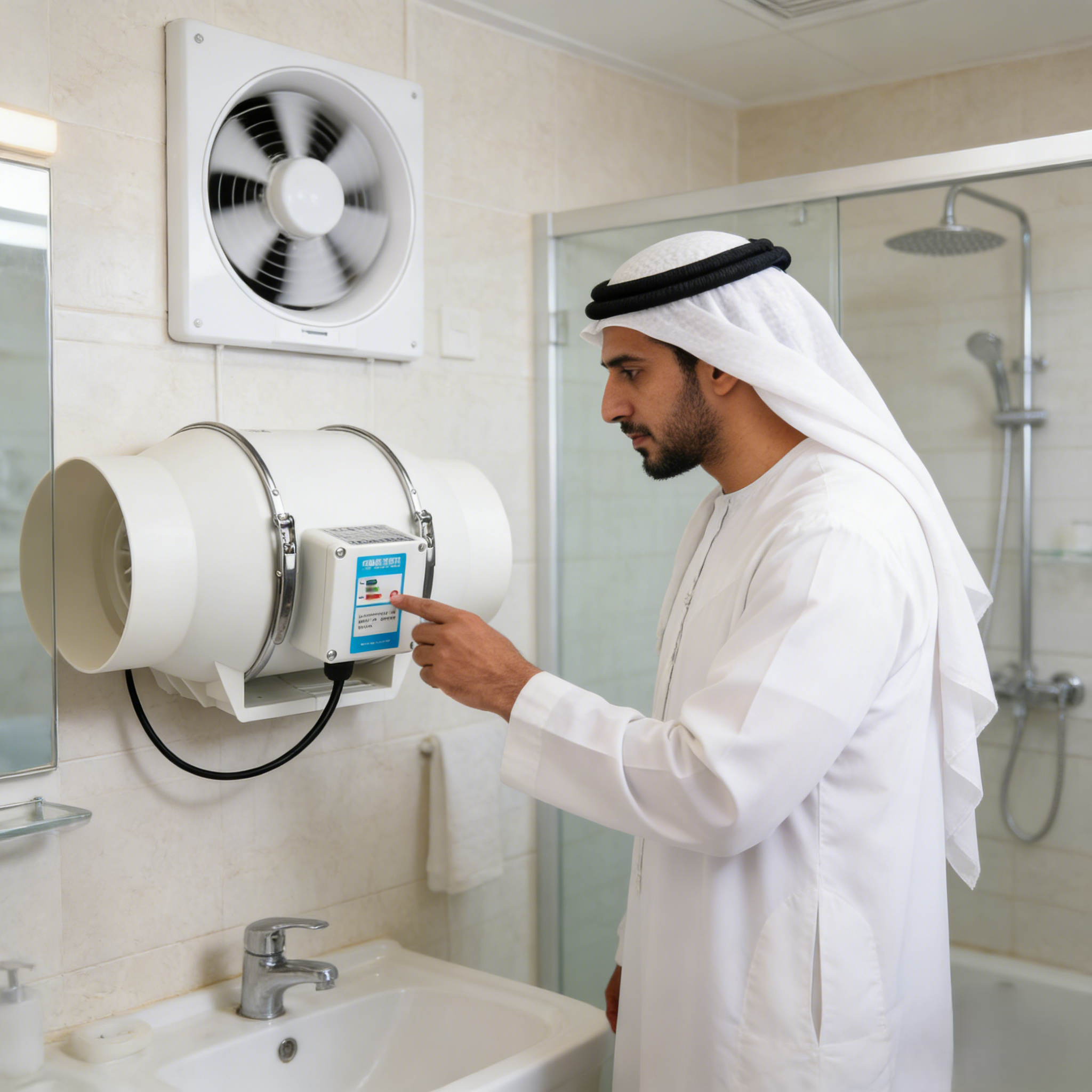 متعددة الوظائف مروحة عادم قوية، مروحة تهوية منزلية صامتة