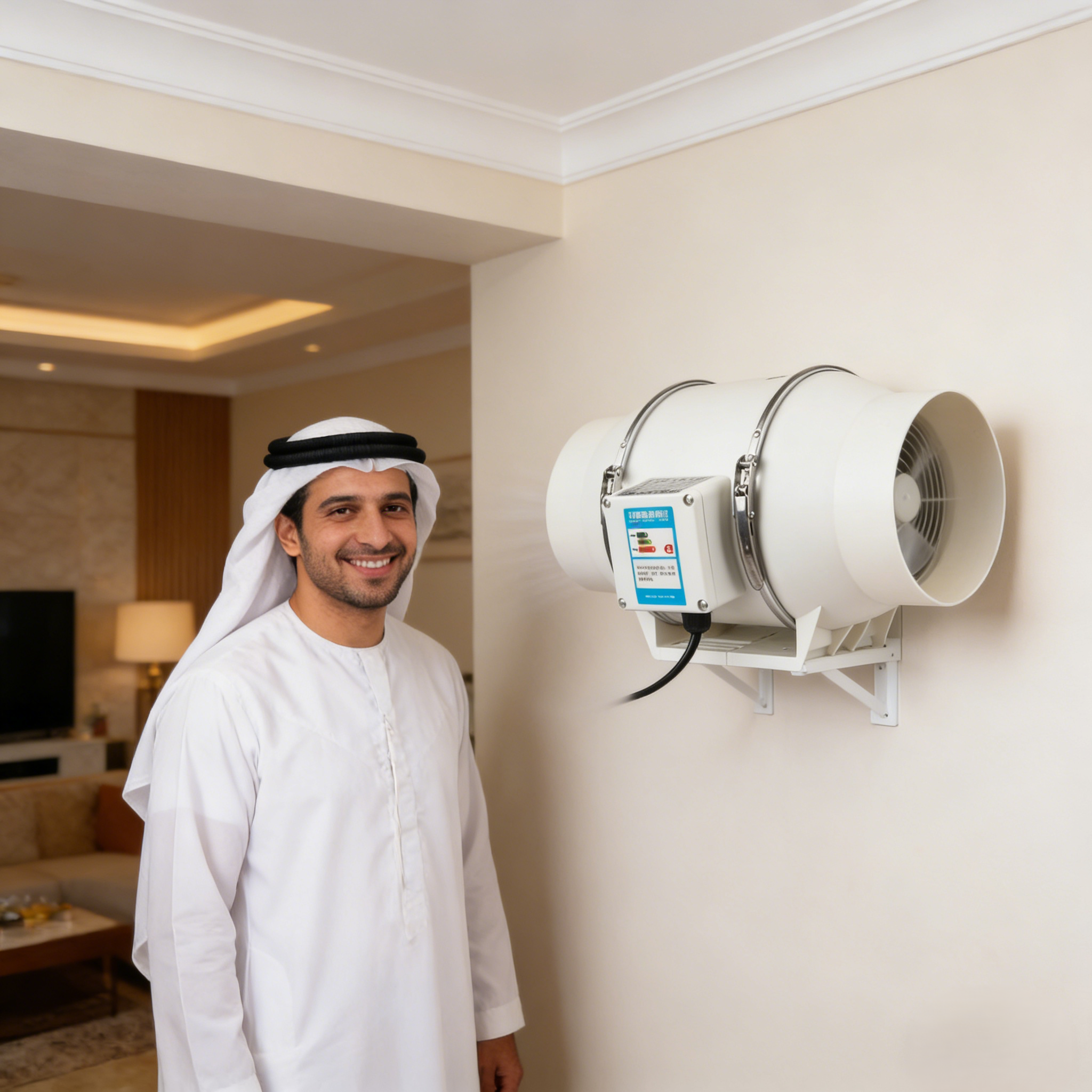 متعددة الوظائف مروحة عادم قوية، مروحة تهوية منزلية صامتة