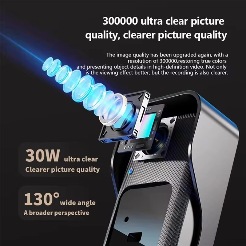 A55F-X6 جرس باب ذكي يتضمن شاشة عرض فيديو للاستخدام المنزلي مع شاشة عرض 4.3 بوصة، اتصال داخلي لاسلكي عبر الفيديو، رؤية ليلية عالية الدقة بالأشعة تحت الحمراء