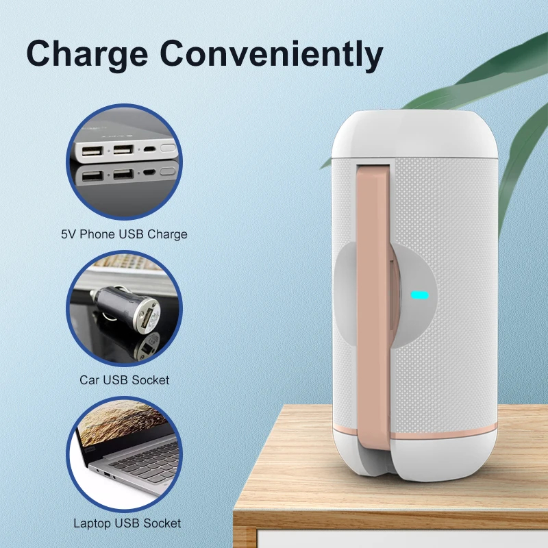 شطاف سفر كهربائي متنقل فاخر - 4 أوضاع رش 🌟 نظافة مثالية للسفر والطائرات والقطفر والطائرات والقطار والتخييم والمغامرات 🧳 توصيل سريع مجاني وعروض خاصة!