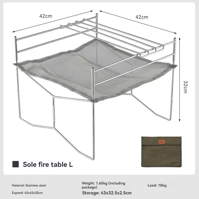 **شواية قابلة للطي للمخيمات الخارجية أحدث موديل 2025**（احصل على خصم 20% عند طلبك الآن.）