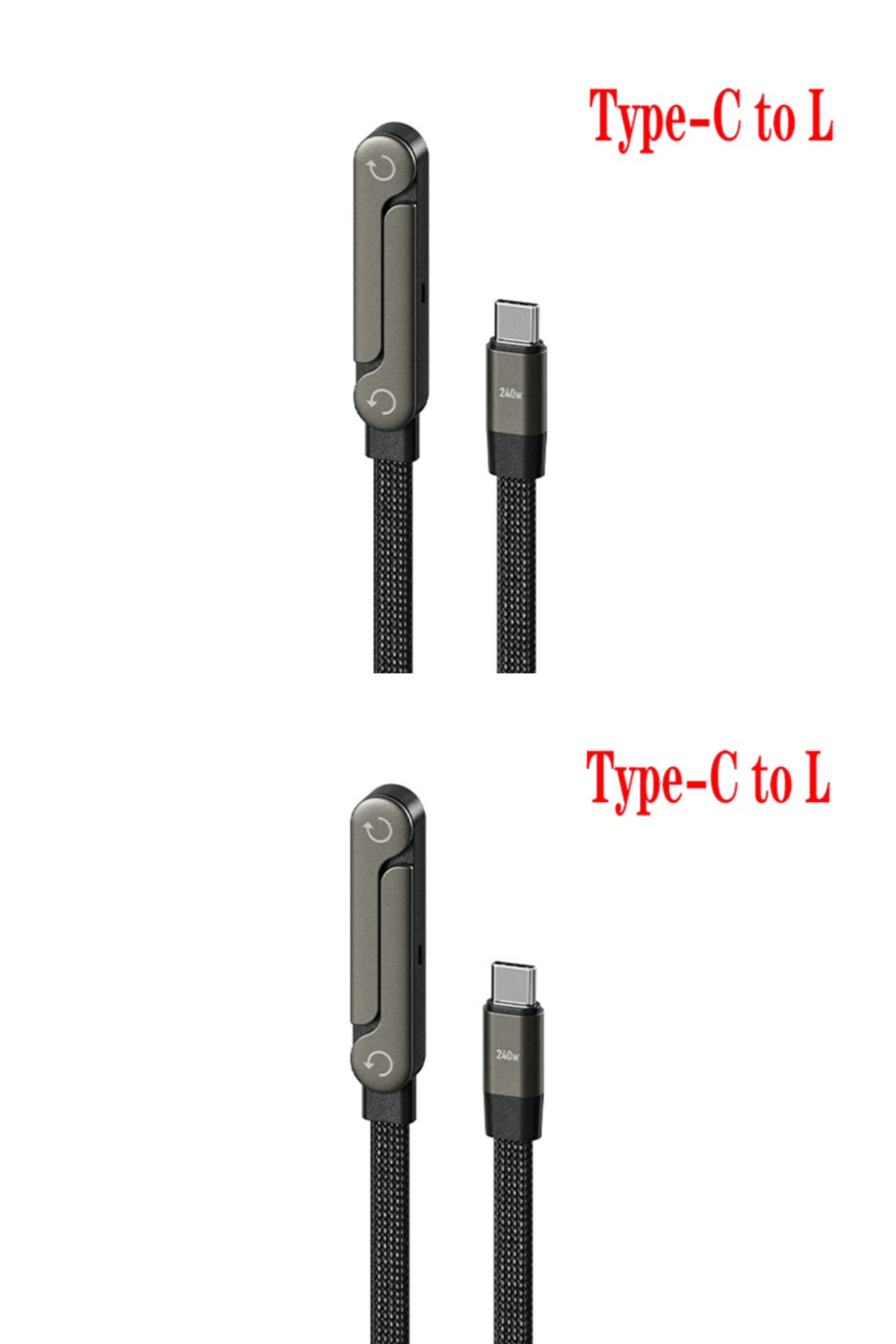 قطعتين -حامل هاتف قابل للطي مع شحن سريع بقدرة 240 واط