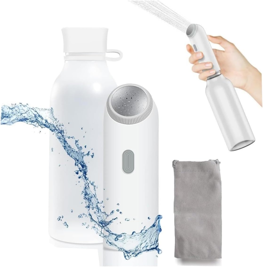 شطاف سفر كهربائي متنقل فاخر - 4 أوضاع رش 🌟 نظافة مثالية للسفر والطائرات والقطفر والطائرات والقطار والتخييم والمغامرات 🧳 توصيل سريع مجاني وعروض خاصة!