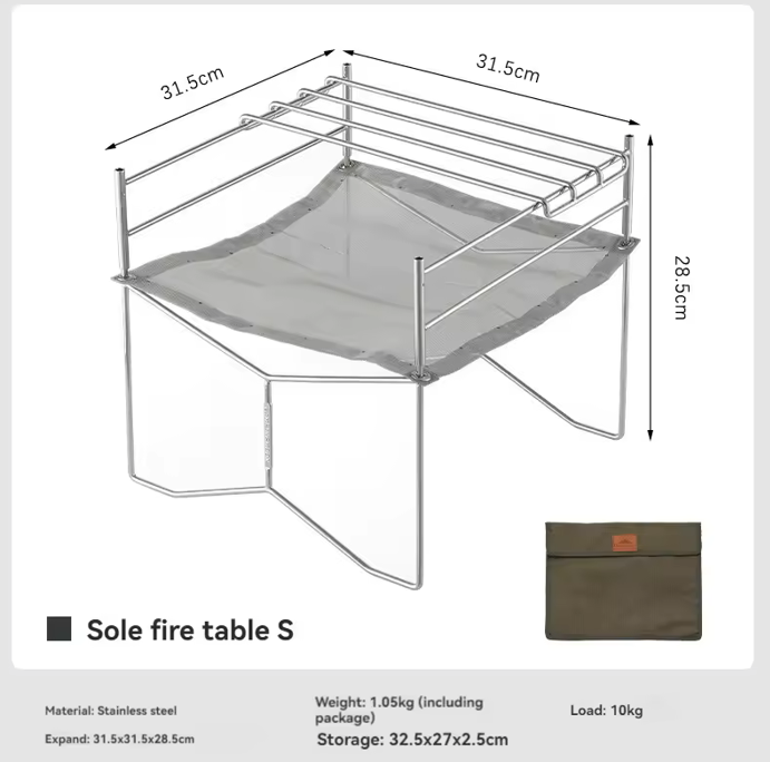 **شواية قابلة للطي للمخيمات الخارجية أحدث موديل 2025**（احصل على خصم 20% عند طلبك الآن.）