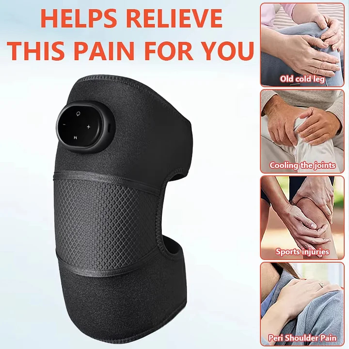 5 التروس التدفئة الكهربائية حماية الركبة تدليك العضلات الاسترخاء الدافئة ضغط حماية المفاصل الرقبة الكتف الركبة الاهتزاز الصحافة