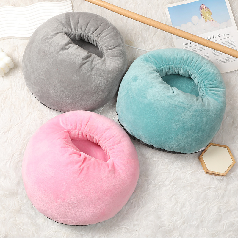 مدفأة قدم كهربائية للمنزل ، وسادة تدفئة بدرجة حرارة ثابتة ، مخملية ناعمة ، قابلة للغسل ، تدفئة القدمين في غرفة النوم ، دافئة ، شتوية