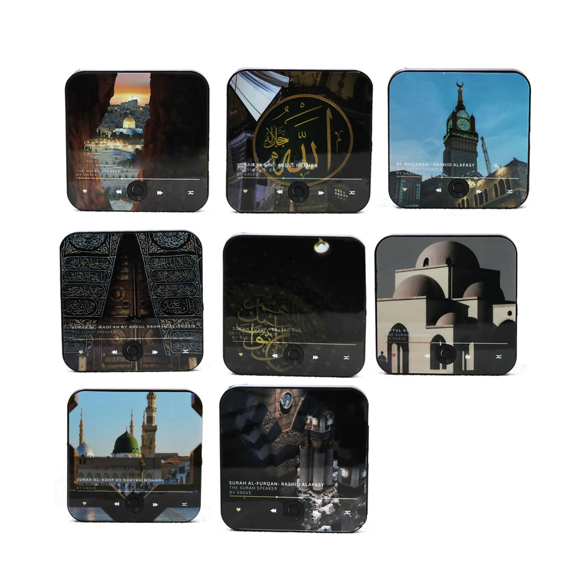 صندوق موسيقى مغناطيسي للثلاجة مع تشغيل القرآن الكريم