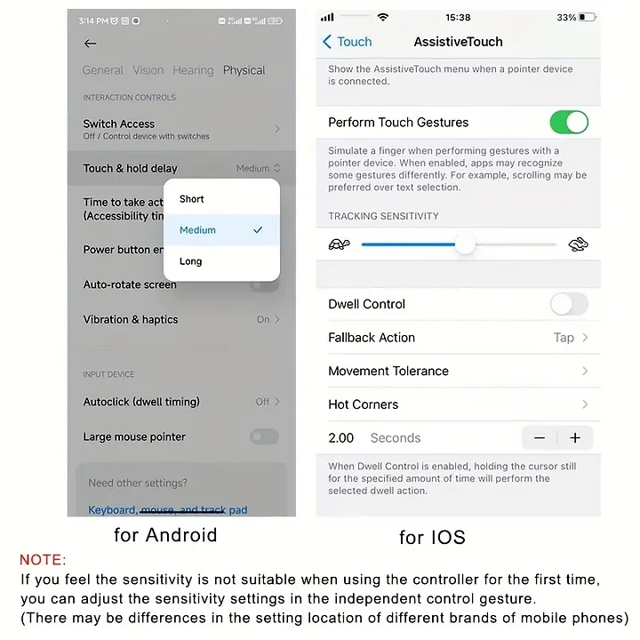 فيديو التمرير تحكم لكل آيفون/آي باد/أندرويد اللاسلكية وسائل الإعلام زر تحكم عن بعد المحمولة للهواتف