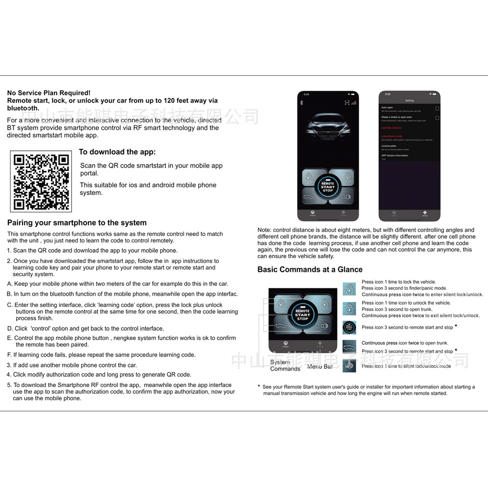 【تركيب مجاني في كل المناطق │ فقط 100 حبة】 تشغيل السيارة عن بُعد بضغطة زر + تطبيق الجوال يتحكم بالسيارة + دخول بدون مفتاح + ريموت │ يناسب جميع أنواع السيارات 100% │ فني متخصص يجيك لبيتك يركّب لك إياه