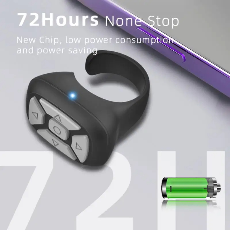 فيديو التمرير تحكم لكل آيفون/آي باد/أندرويد اللاسلكية وسائل الإعلام زر تحكم عن بعد المحمولة للهواتف