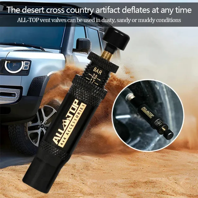 صمام تفريغ أوتوماتيكي بالكامل لإطارات الطرق الوعرة الصحراوية، صمام تخفيض الضغط السريع للإطارات