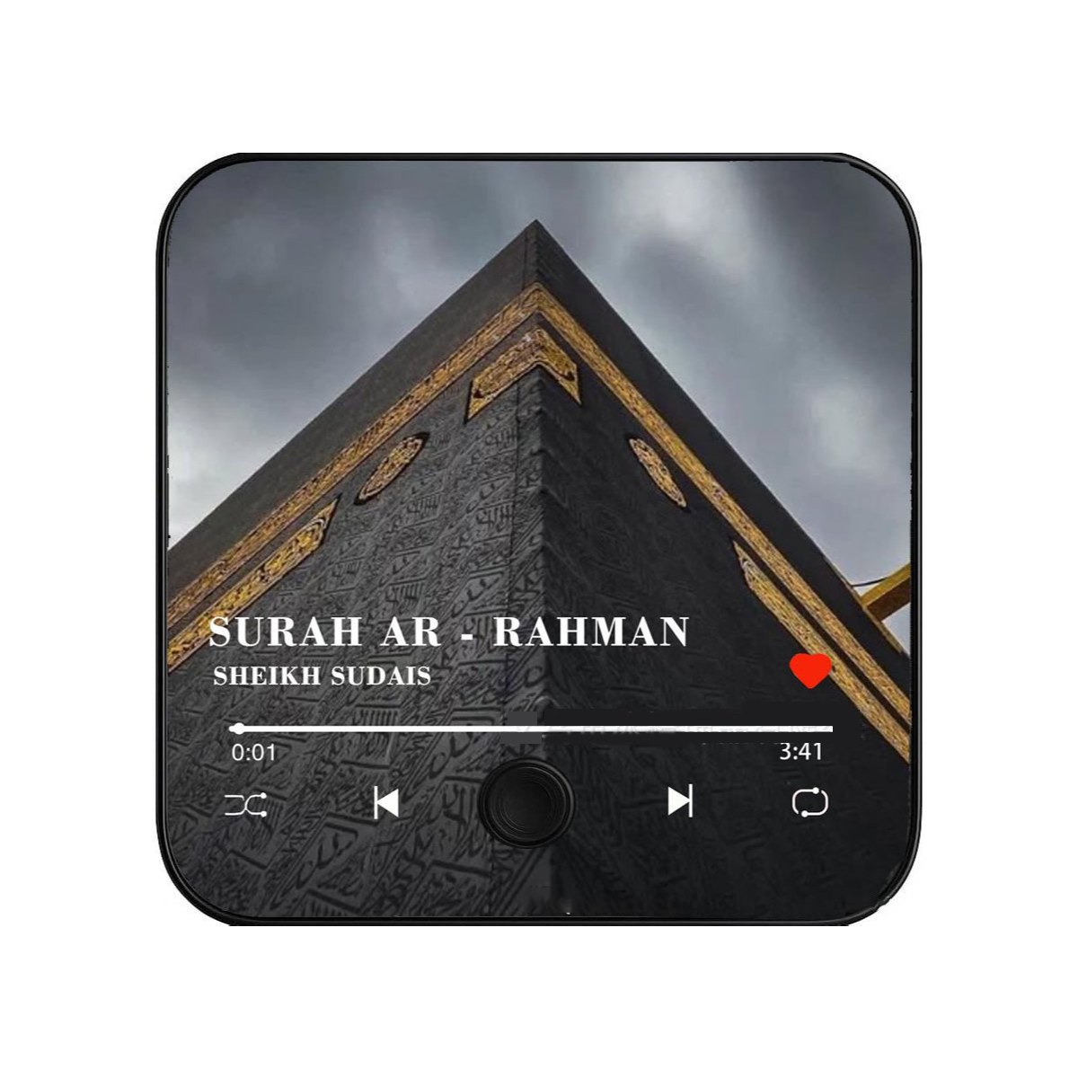 صندوق موسيقى مغناطيسي للثلاجة مع تشغيل القرآن الكريم