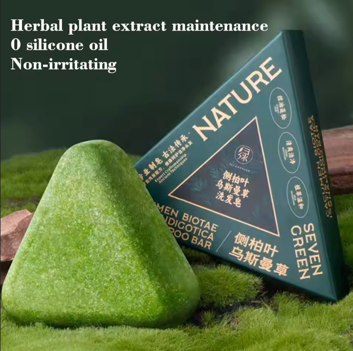 عبوة من 4 قطع **شامبو يشبه الصابون بوزن 120 غرام مع خلاصة الصبار والسرو**