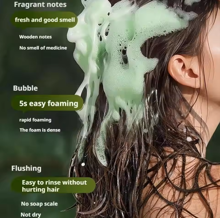 عبوة من 4 قطع **شامبو يشبه الصابون بوزن 120 غرام مع خلاصة الصبار والسرو**