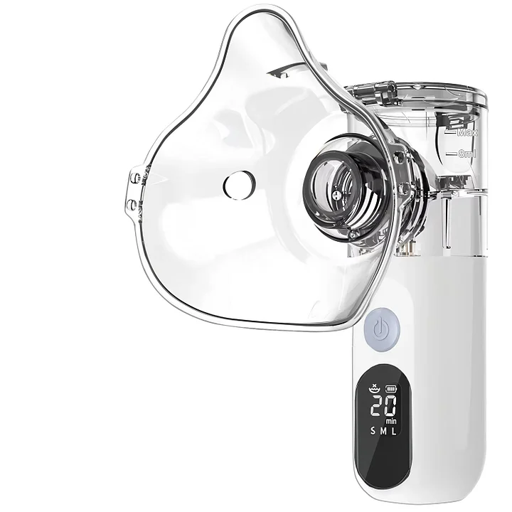 أحدث جهاز تنفس طبي 2026 ببطارية قابلة للشحن وشاشة LED ذكية - هادئ وسهل الحمل للكبار والصغار