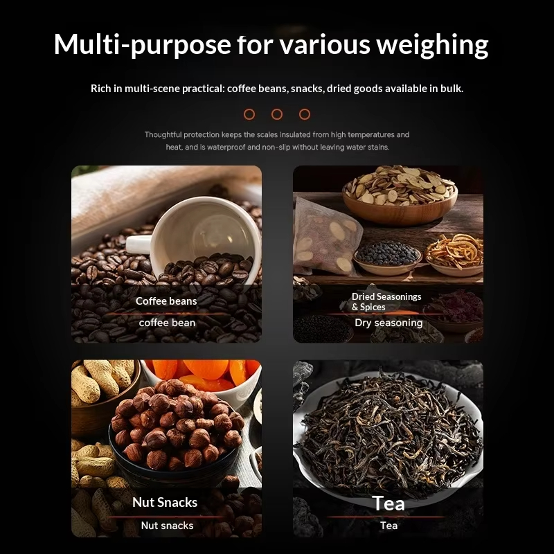 ميزان إلكتروني متعدد الأغراض عالي الدقة مزود بشاشة عرض