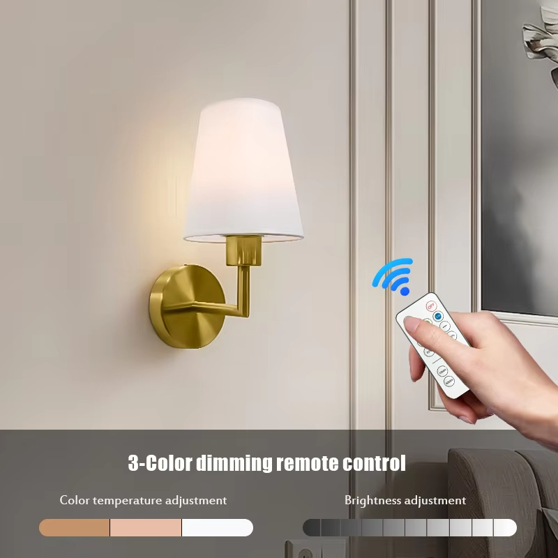 شريط حائط يعمل بالبطارية القابلة لإعادة الشحن بدون أسلاك 4000 مللي أمبير في الساعة لمبة قابلة للفصل وجهاز تحكم عن بعد، 15 لونًا مصباح جداري لاسلكي لتزيين غرفة النوم وغرفة المعيشة