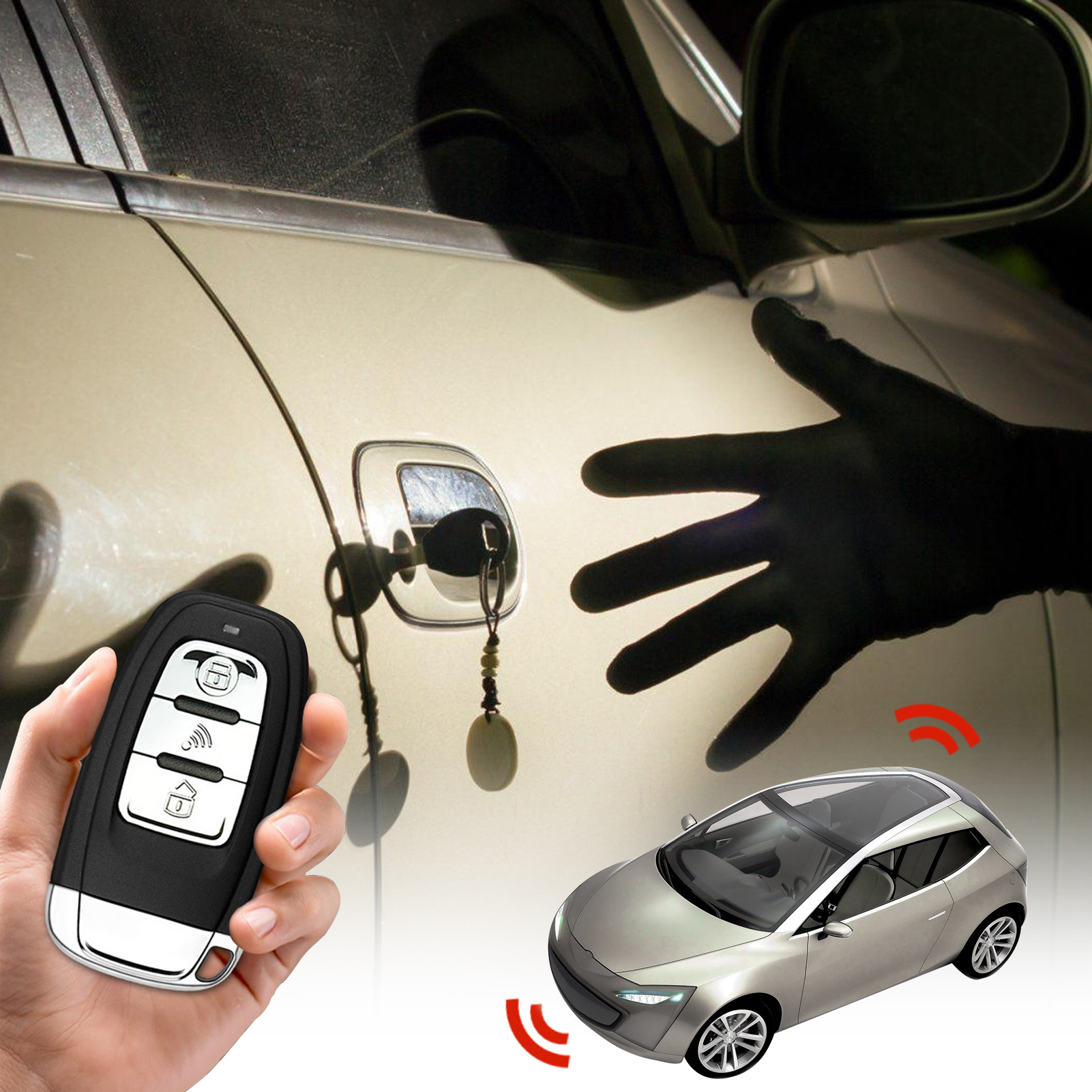 【تركيب مجاني في كل المناطق │ فقط 100 حبة】 تشغيل السيارة عن بُعد بضغطة زر + تطبيق الجوال يتحكم بالسيارة + دخول بدون مفتاح + ريموت │ يناسب جميع أنواع السيارات 100% │ فني متخصص يجيك لبيتك يركّب لك إياه