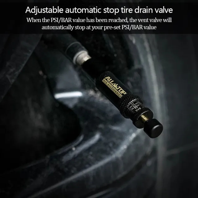 صمام تفريغ أوتوماتيكي بالكامل لإطارات الطرق الوعرة الصحراوية، صمام تخفيض الضغط السريع للإطارات