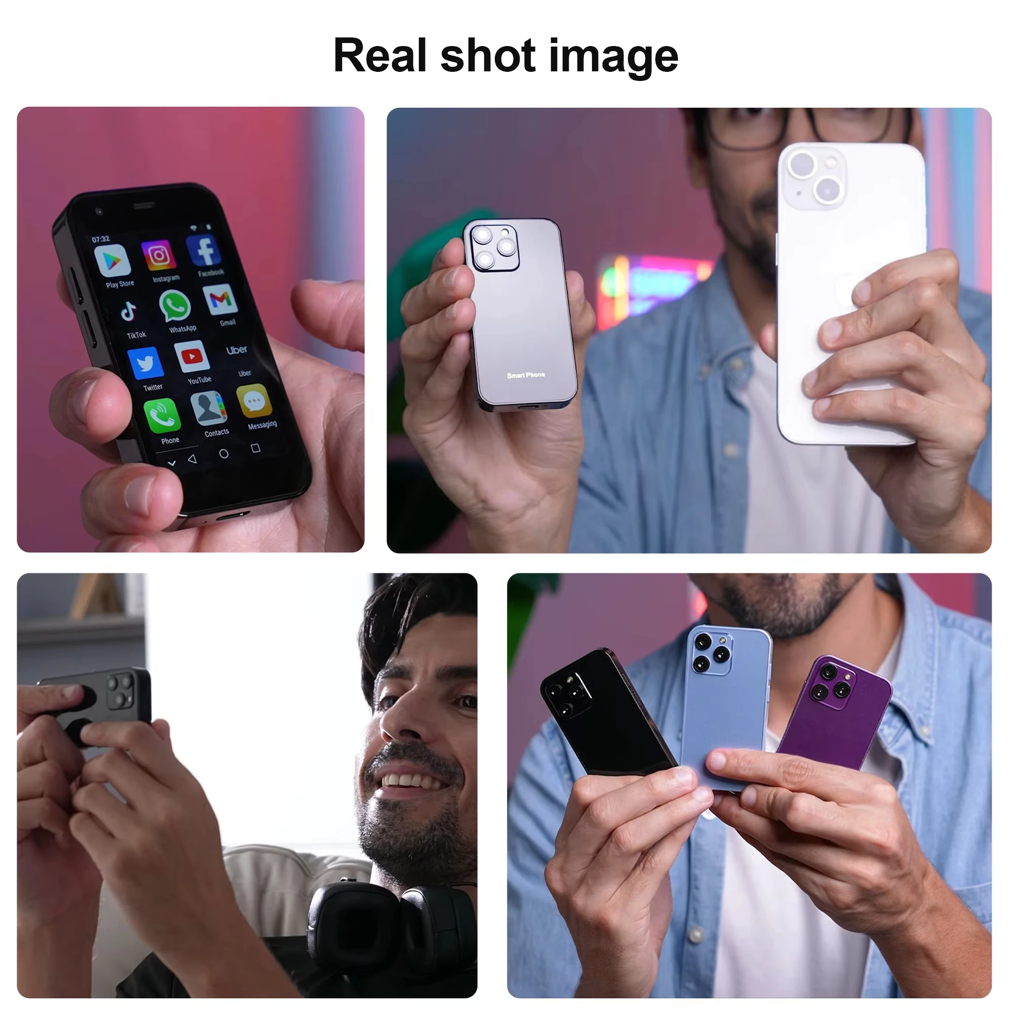 هاتف ذكي XS15 صغير | تقليد أبل（ضمان الأصالة + ضمان لمدة ثلاث سنوات）