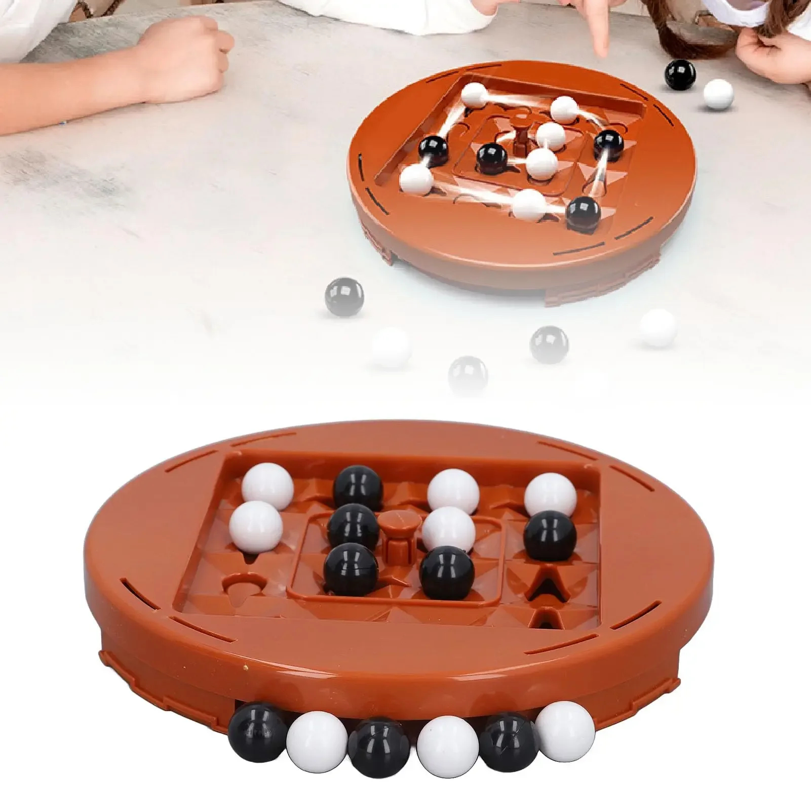 لعبة لوحة معركة مزدوجة للأطفال ، تفاعلية بين الوالدين والطفل ، منطق المسار ، الشطرنج ، لعبة تعليمية