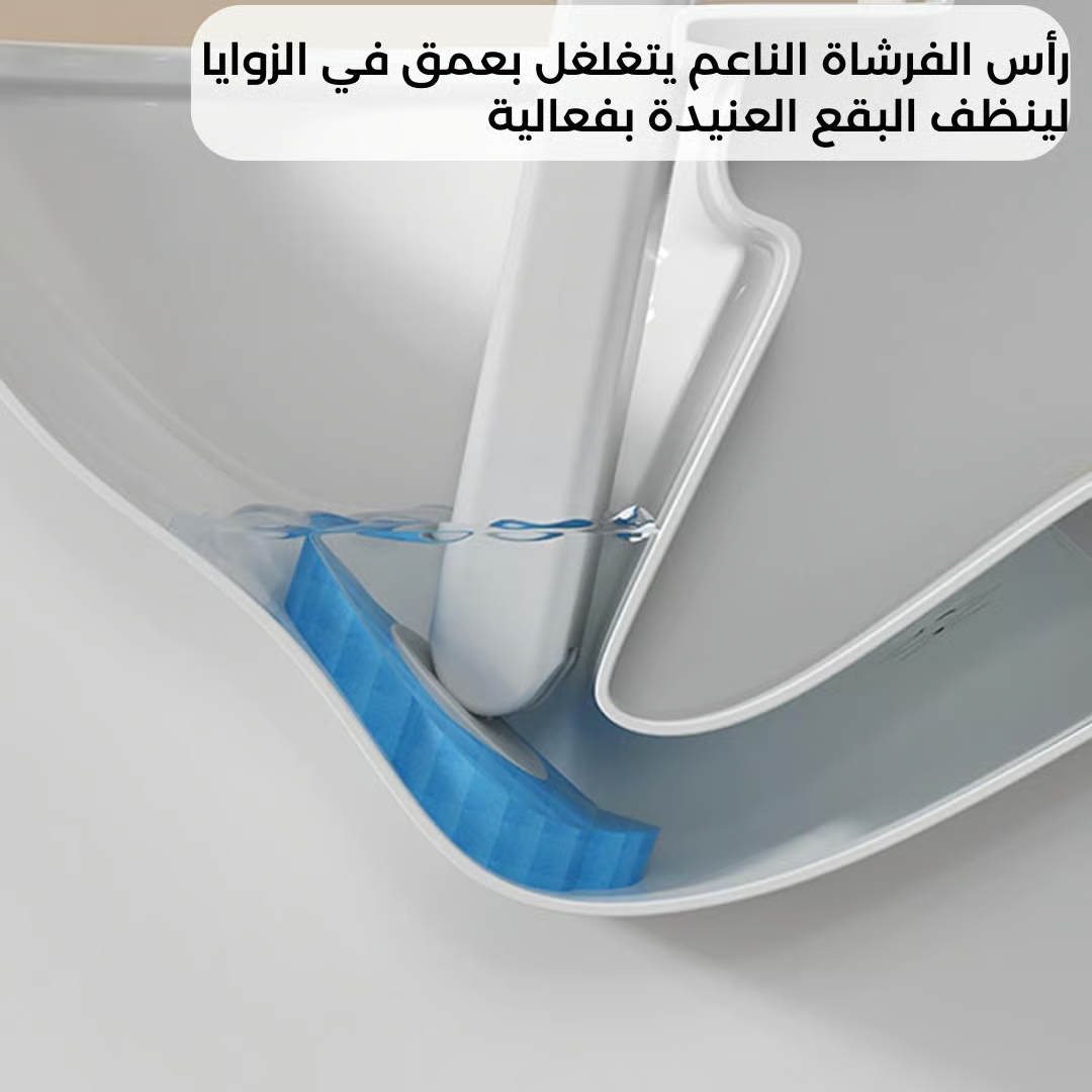 مجموعة تنظيف المراحيض بدون لمس-فرشاة + 30 اسفنجة