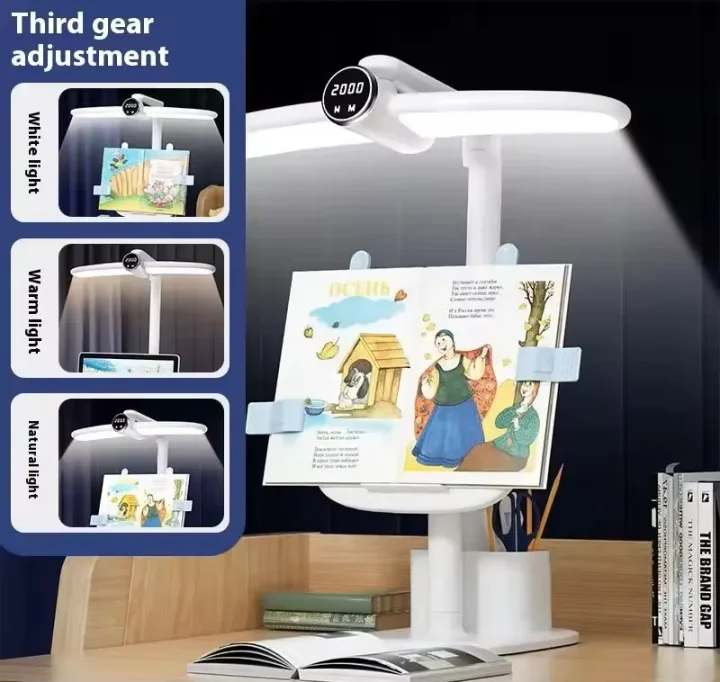 خصم 20% على المشتريات-ستاند للقراءة مع اضاءه و ساعه 📖 مناسب جداً لقراءة القرآن 📿